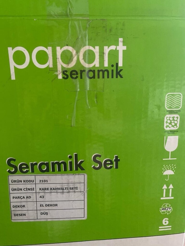47 parca ceramik kahvaltı takımı - 5