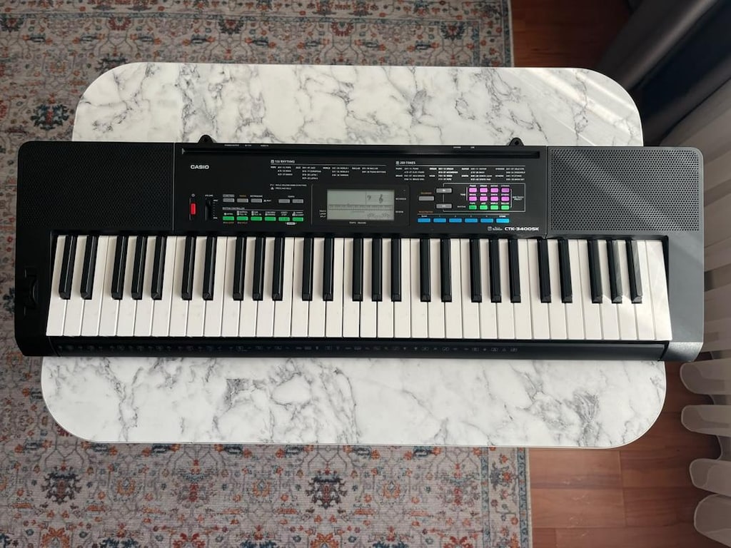 çok temi Casio CTK-3400SK org-kılıf+adaptör (Taşdelen -elden) - 2