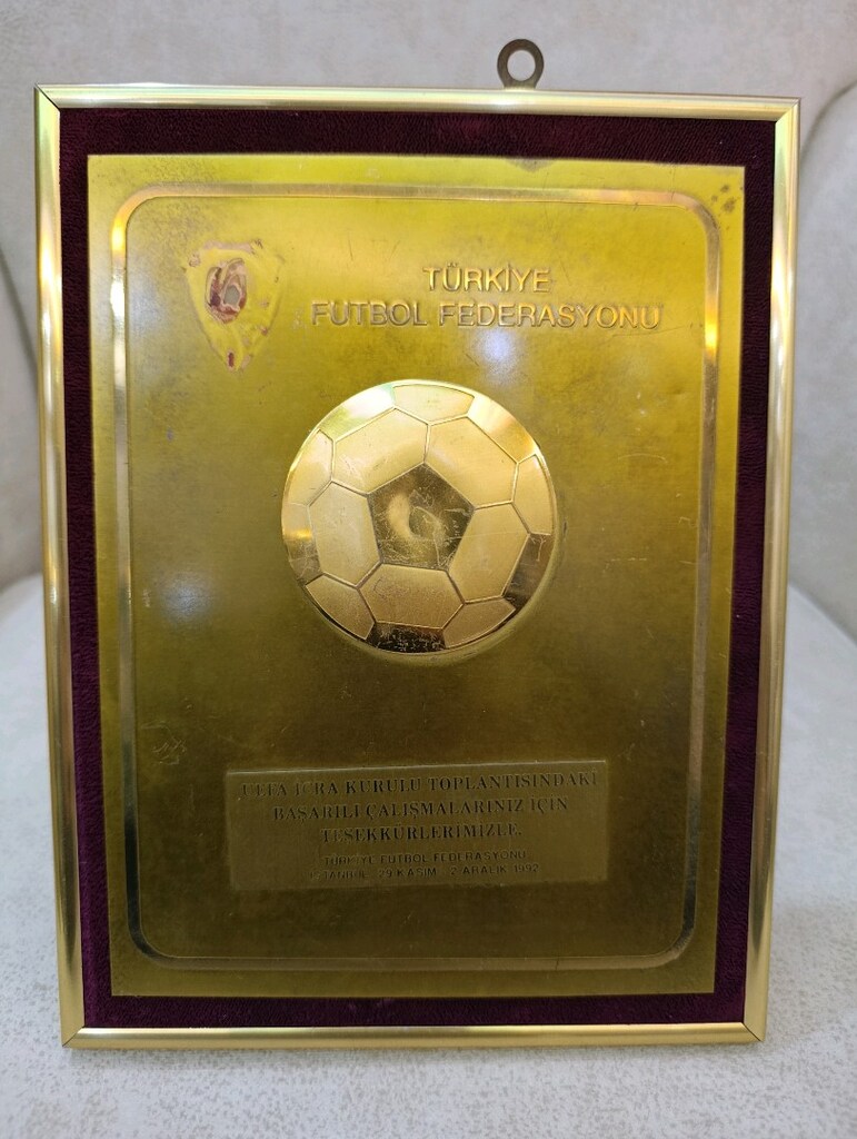Türkiye Futbol Federasyonu Plaket - 4