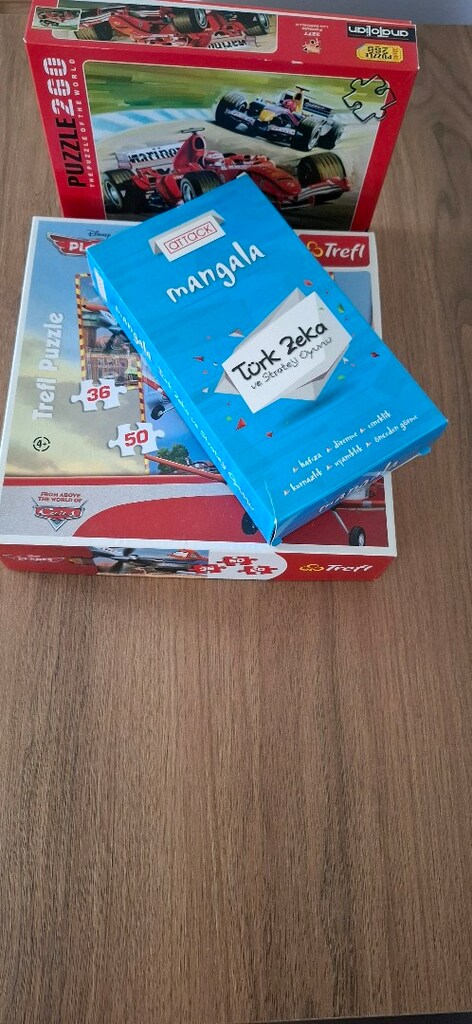 Eğitici oyun ve puzzele 2 kutu sağlam - 2