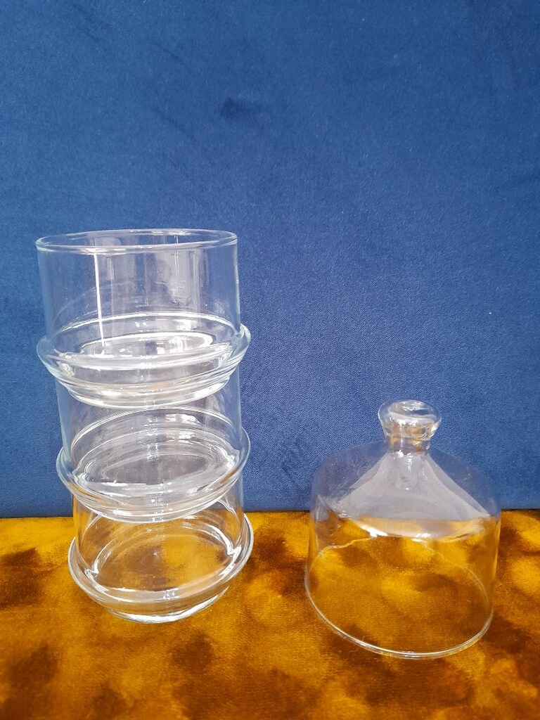 3 lü Cam Sunumluk - 3