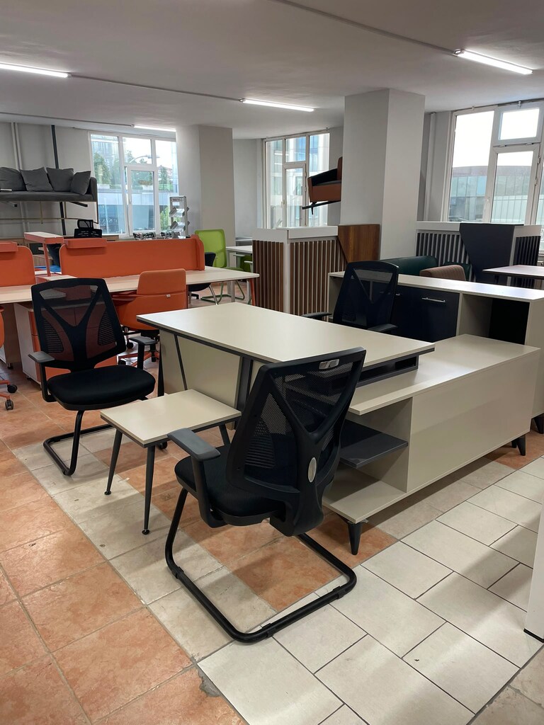 KLAS OFİS ÜSKÜDAR 160x75 cm MÜDÜR MASA TAKIMI SIFIR - 3