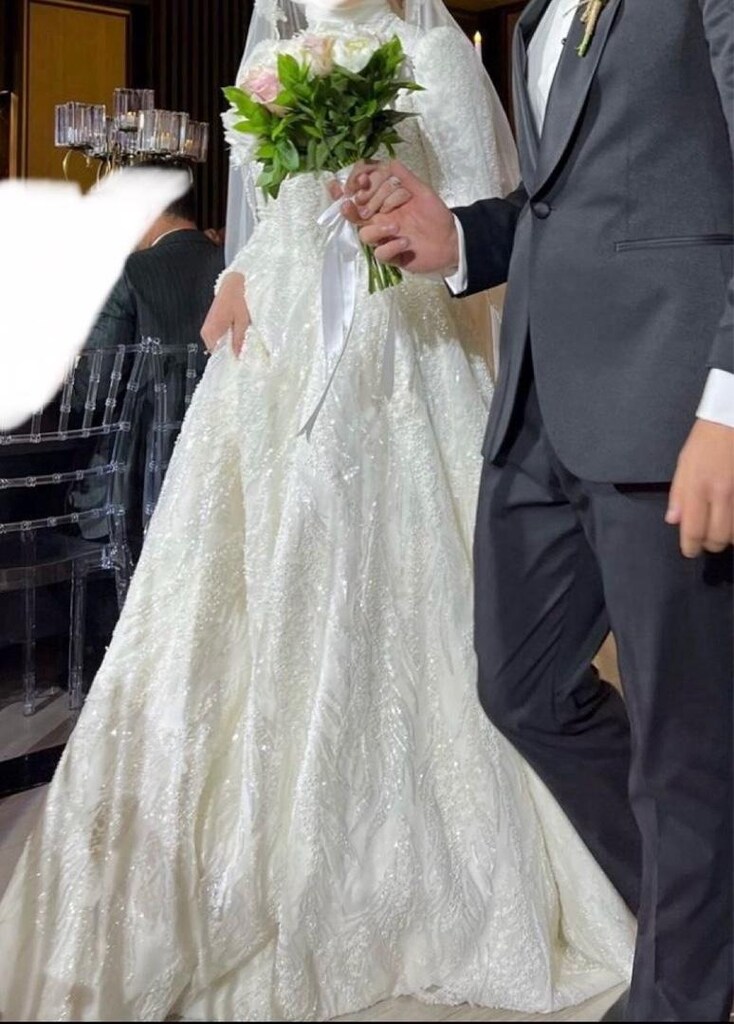 Tesettür Özel Dikim Gelinlik - 3