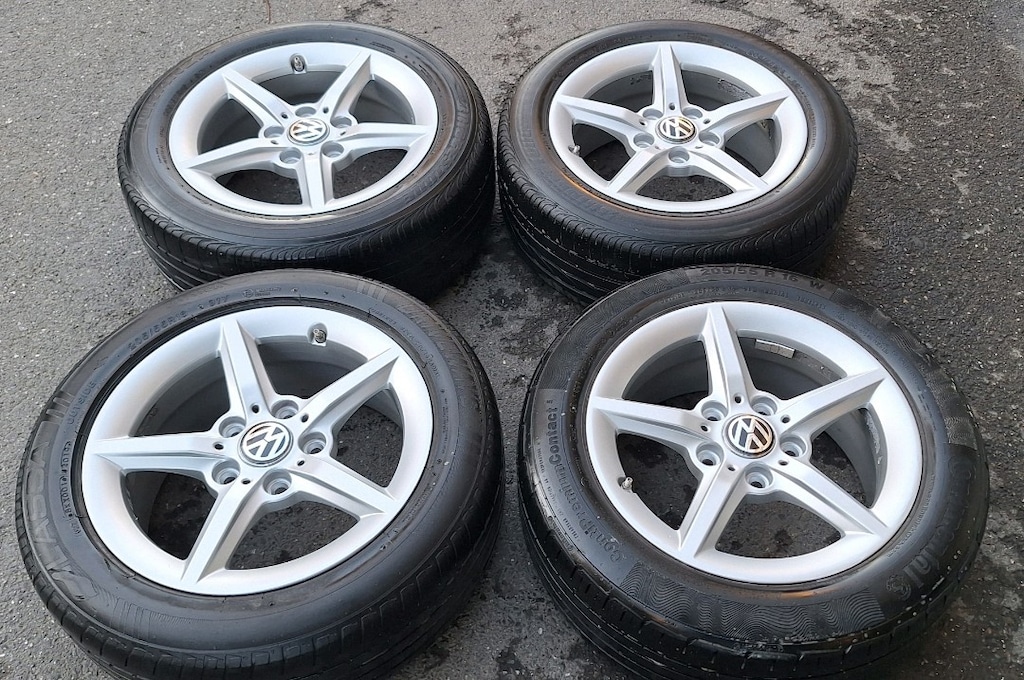 205 55 16 ORJİNAL TRANSPORTER JANT LASTİK TAKIMI TRANSPORTER BMW TRAFK - 4
