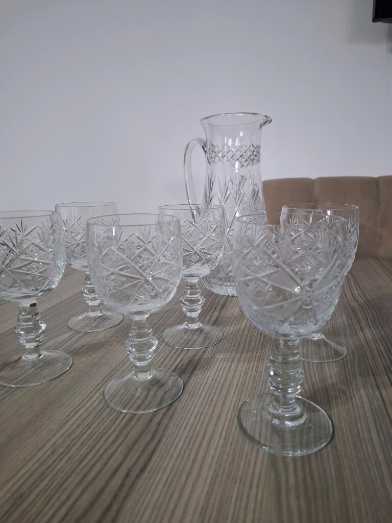 Kesme kristal kadeh takımı - 5