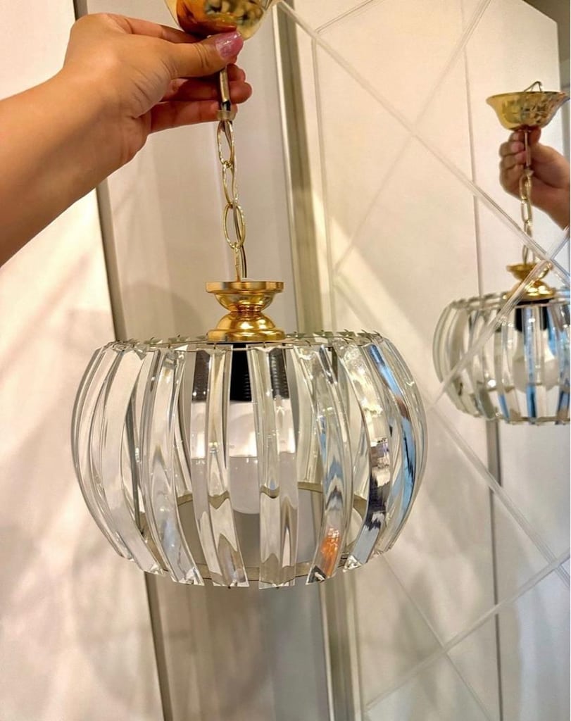 KOÇTAŞ Kristal Taşlı Gold Avize - 2