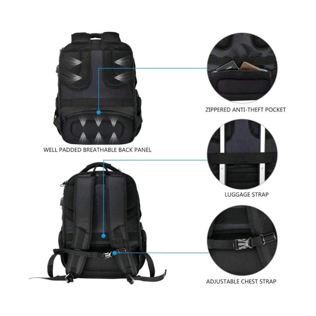 KROSER 17.3" Laptop SIRT ÇANTASI - 16