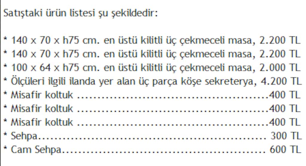 OFİS MOBİLYASI KÖŞE SEKRETERYA TAKIMI - 9