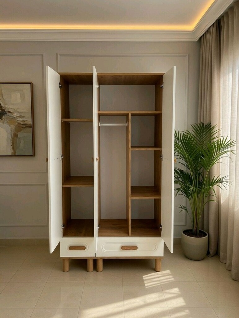 Sıfır 5 kapılı Membran MDF dolap 175-50-200 - 2