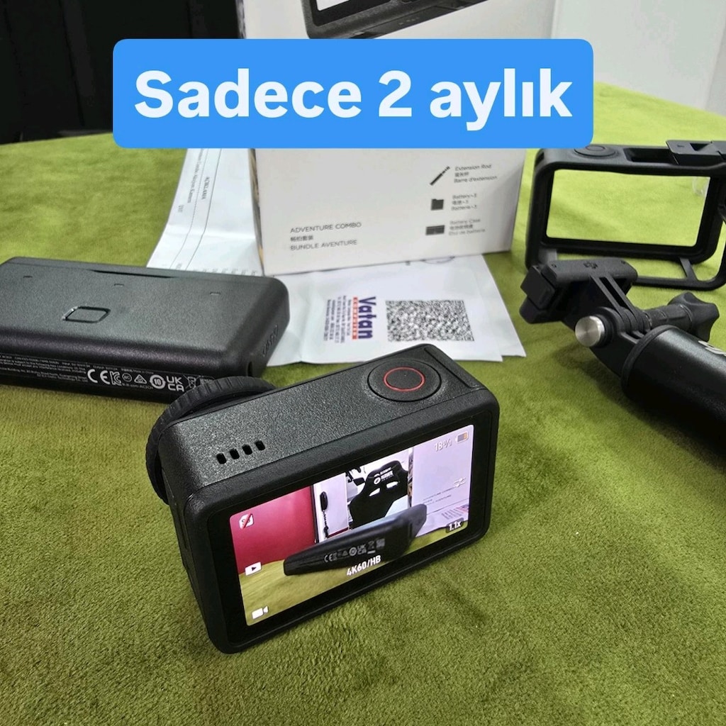 DJI Osmo Action 5 Pro Adventure Combo İkinci el, temiz ve sorunsuz DJ - 3