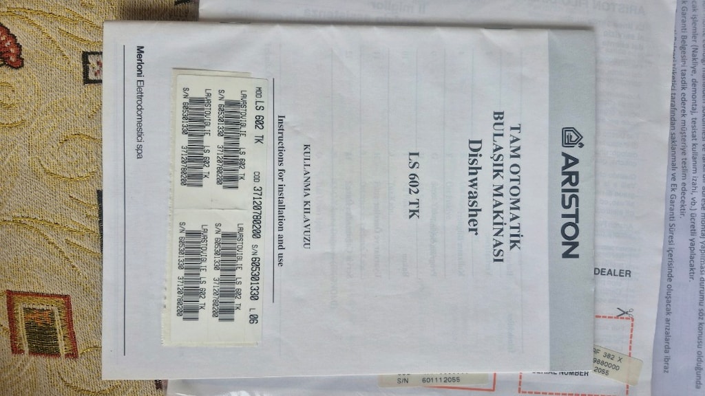 Ariston LS 602 TK 4 Programlı Bulaşık Makinesi - Çalışır Durumda - 2