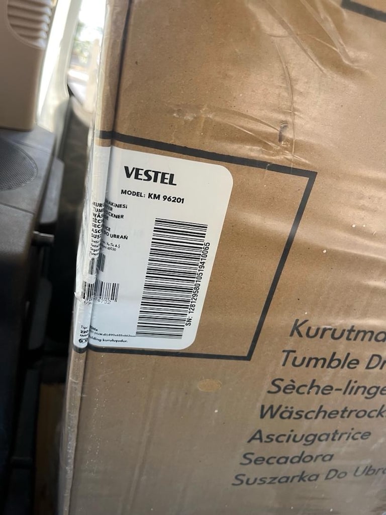 SIFIR KUTUSUNDA - VESTEL KM 96201 9 KG KURUTMA MAKİNESİ - 2