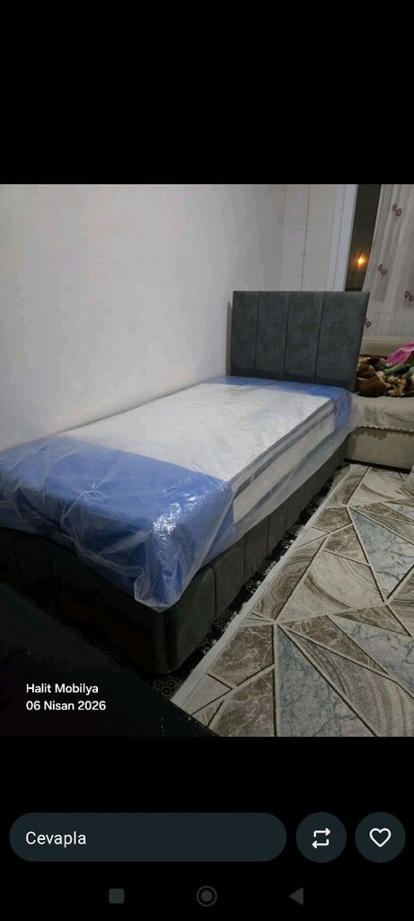 Tek kişilik baza Başlık yatak takım sandıklı baza - 12