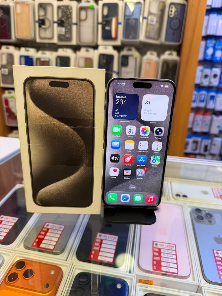 iphone 15 pro max 512 gb orjinal garantili takasa açık - 9