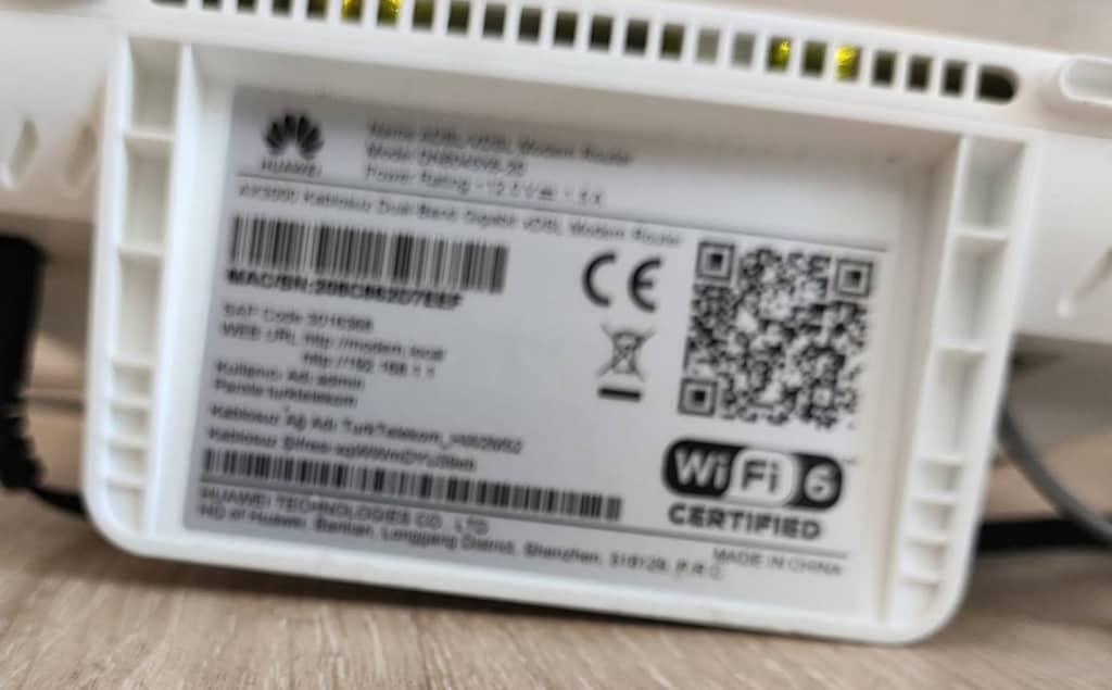 Huawei DN8045X6-20 Wi-Fi 6 Premium VDSL2 Modem - 3