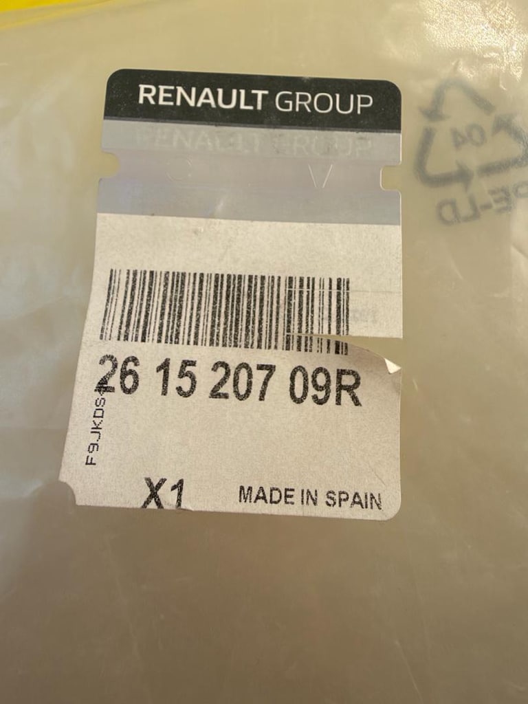 Renault kadjar sis çerçevesi tk kromlu sıfır orjinal Mais 261520709R - 9