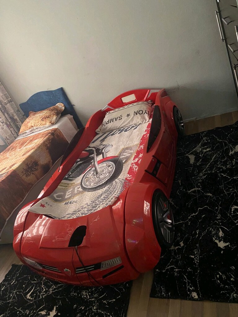 IŞIKLI ARABALİ COCUK YATAK - 6
