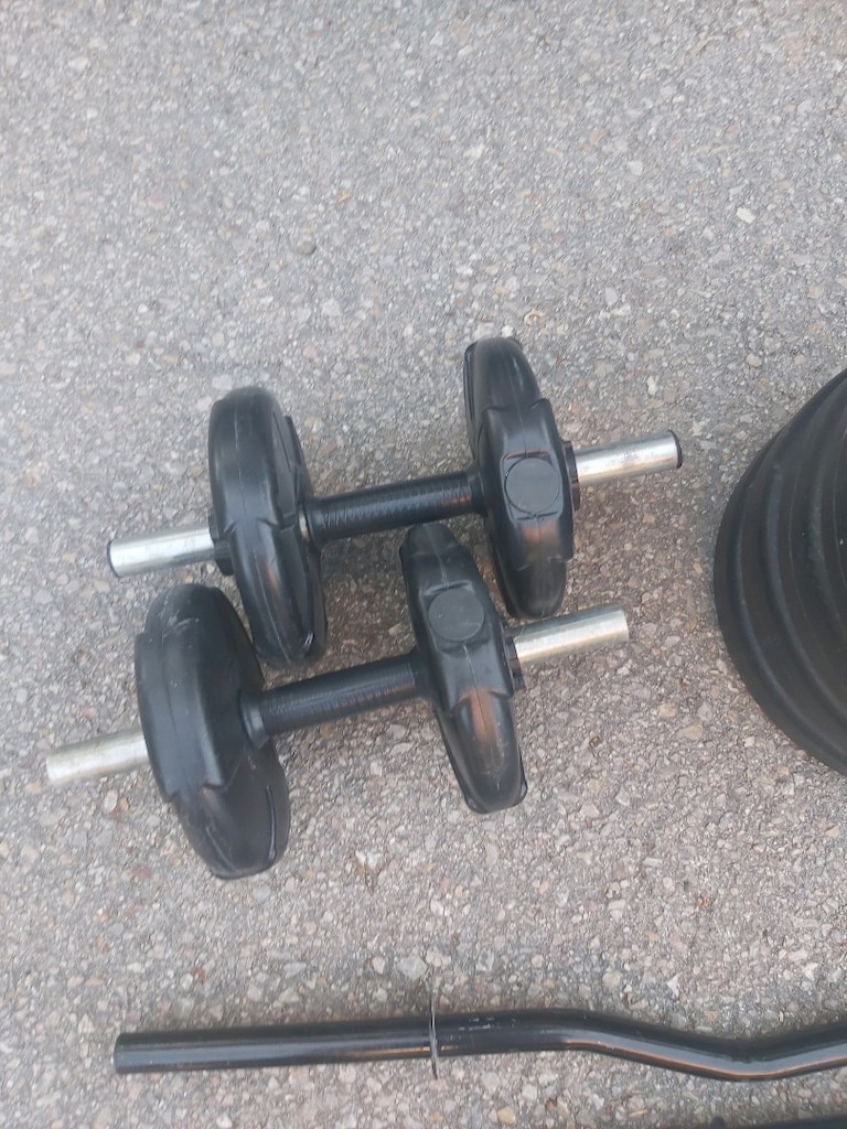 60 KG dumbell seti - 6