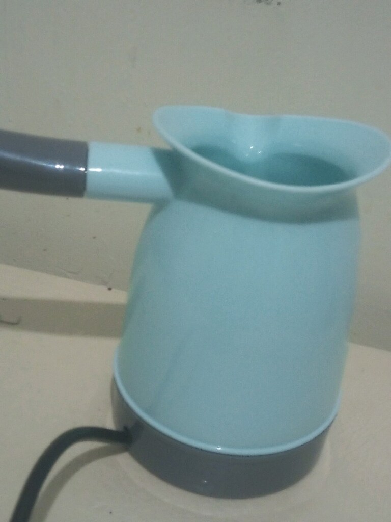 Pastel Mavi Elektrikli Kahve Makinesi - 3
