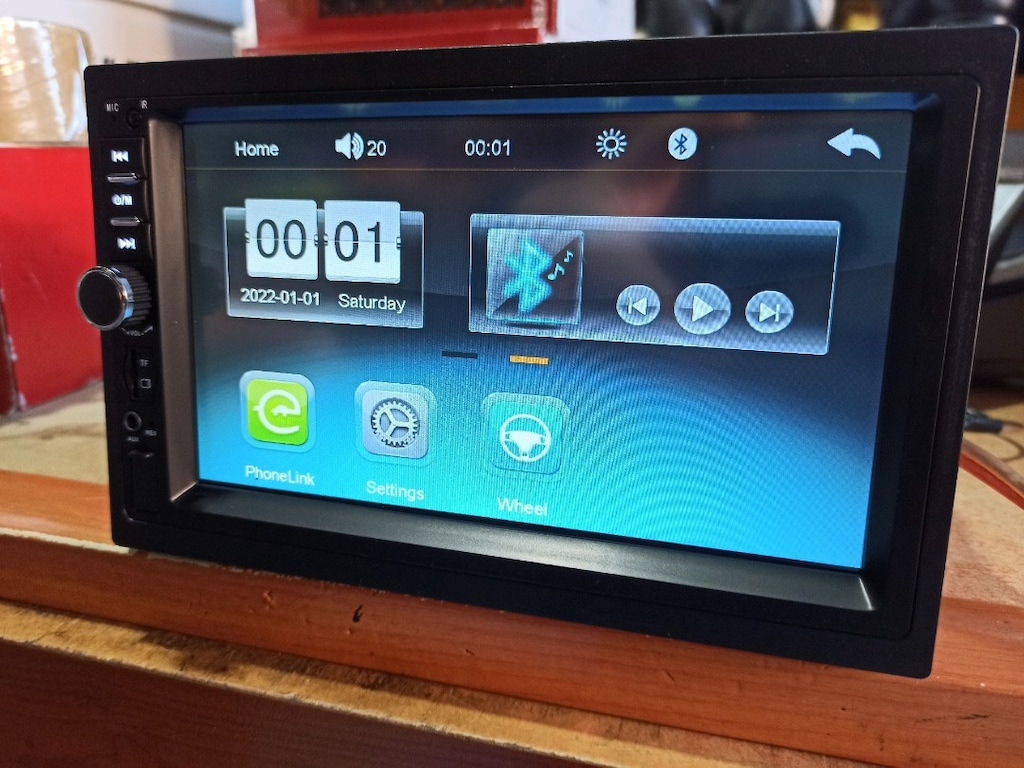Sıfır 7inc double teyp USB AUX RADYO BULUTUT ÇİFT ANFİ ÇIKIŞLI oto tey - 7