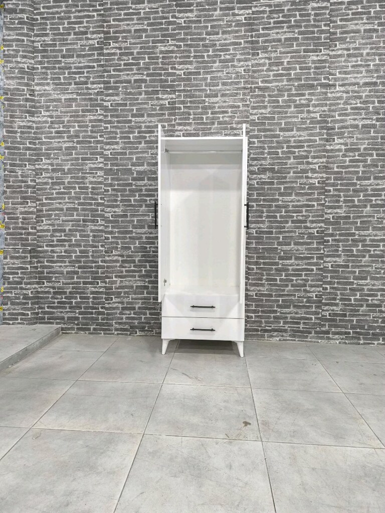 2 kapaklı elbise dolabı full mdf - 2