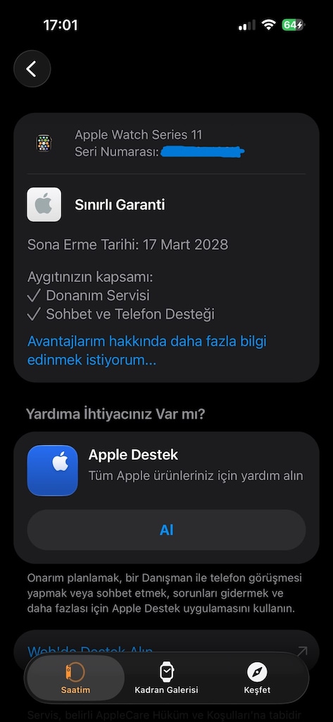 APPLE WATCH SERIES 11 GPS + CELLULAR 46MM GOLD TİTANYUM - 2