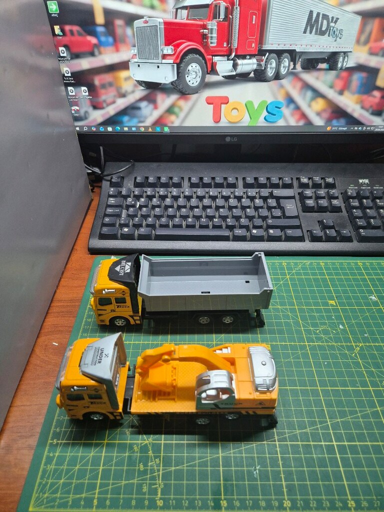 kamyon ve ekskavatör seti - 7