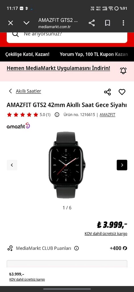 AMAZFİT GTS 2 - 3