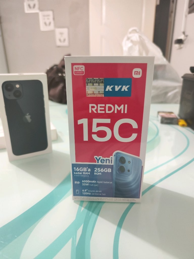 KARTA TAKSİT SIFIR KAPALI KUTU 24 AY GARANTİLİ REDMİ 15 C 8/256 FATURA - 3