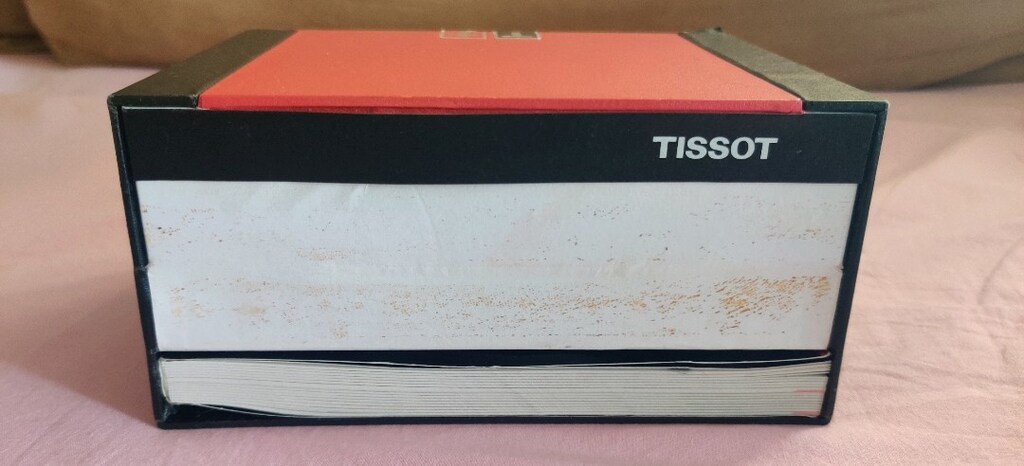 Orijinal Tissot Saat Kutusu. Resimlerde görüldüğü gibidir. - 3