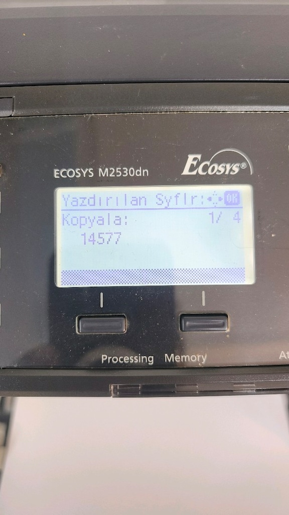 KYOCERA ECOSYS M2530DN Açıklamayı Okuyunuz - 3