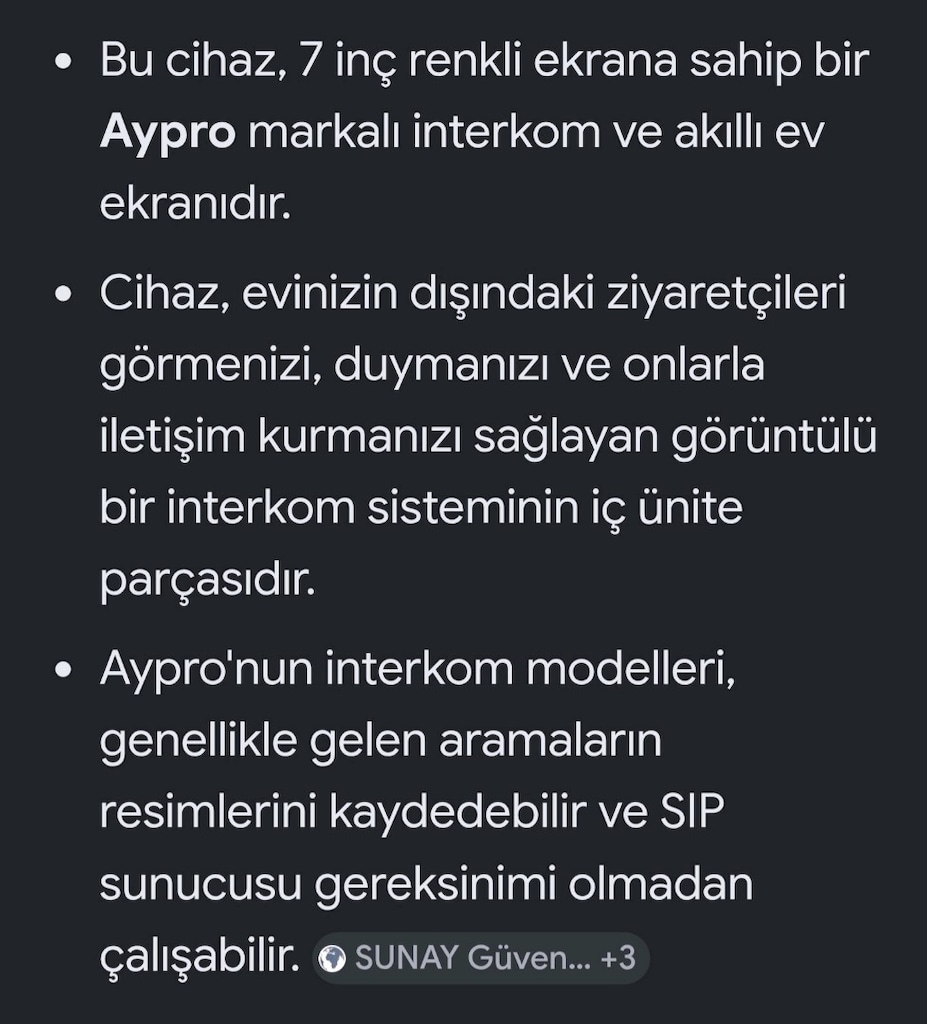 AYPRO AKILLI EV EKRANI - 10
