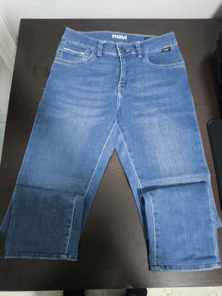 Mavi 9-10 yaş Jean pantolon - 2