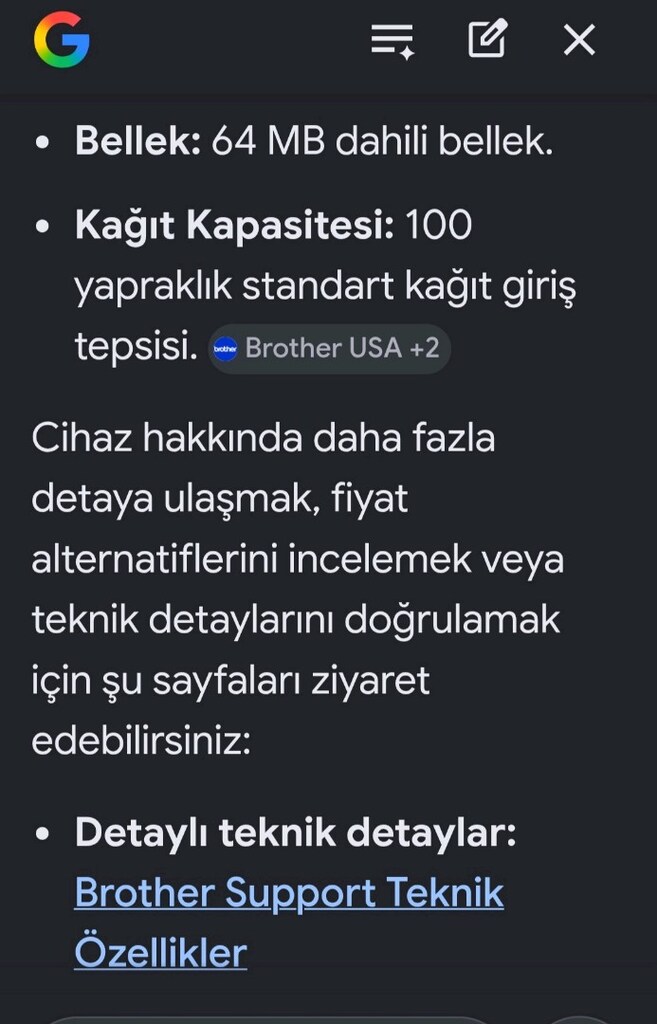 Brother yazıcı fax fotokopi - 7