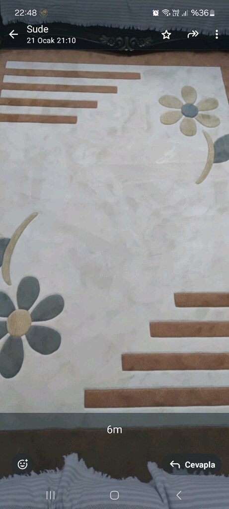 iki adet salon halisi bir adeti 6metre kare bir adeti 4metre kare - 3