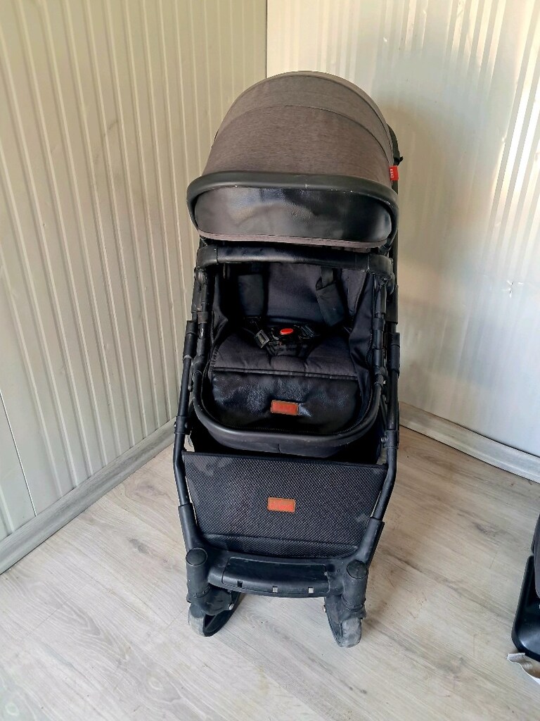 travel sistem bebek arabası saglam temiz komple katlanır - 2