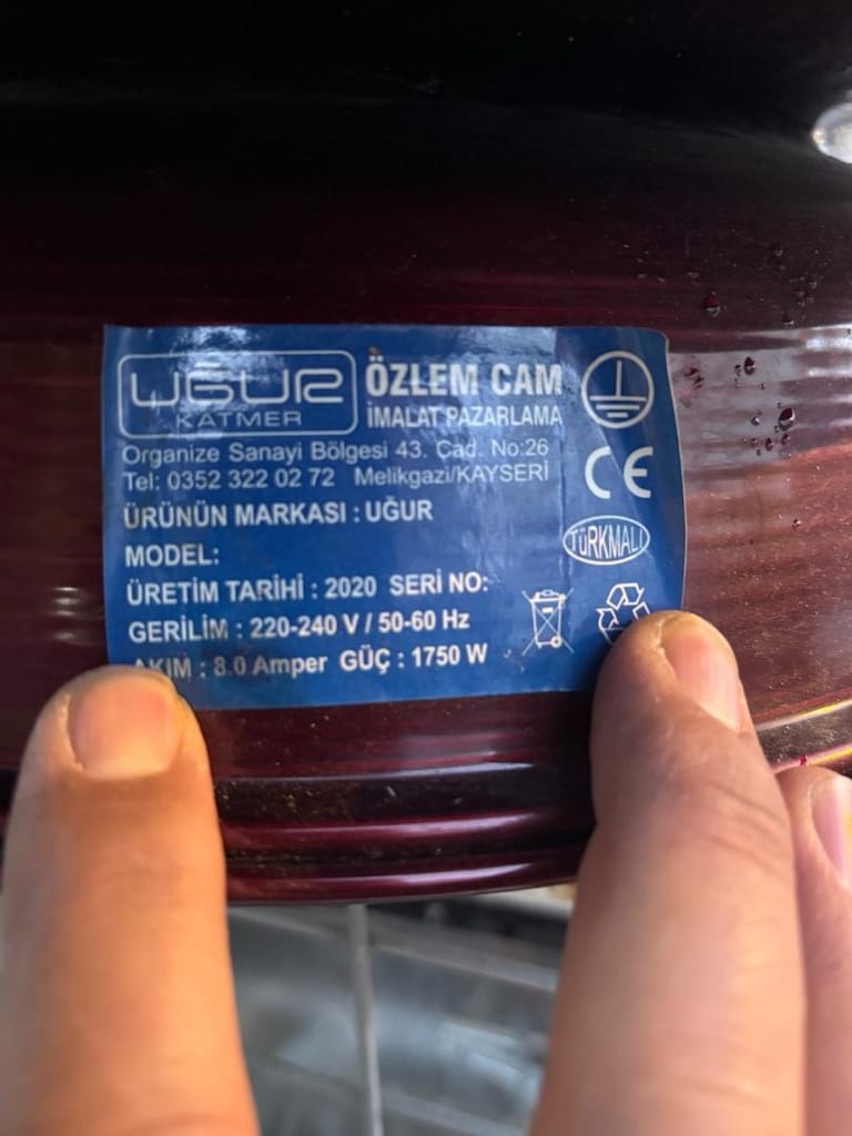 Uğur elektrikli katmer sacı - 3