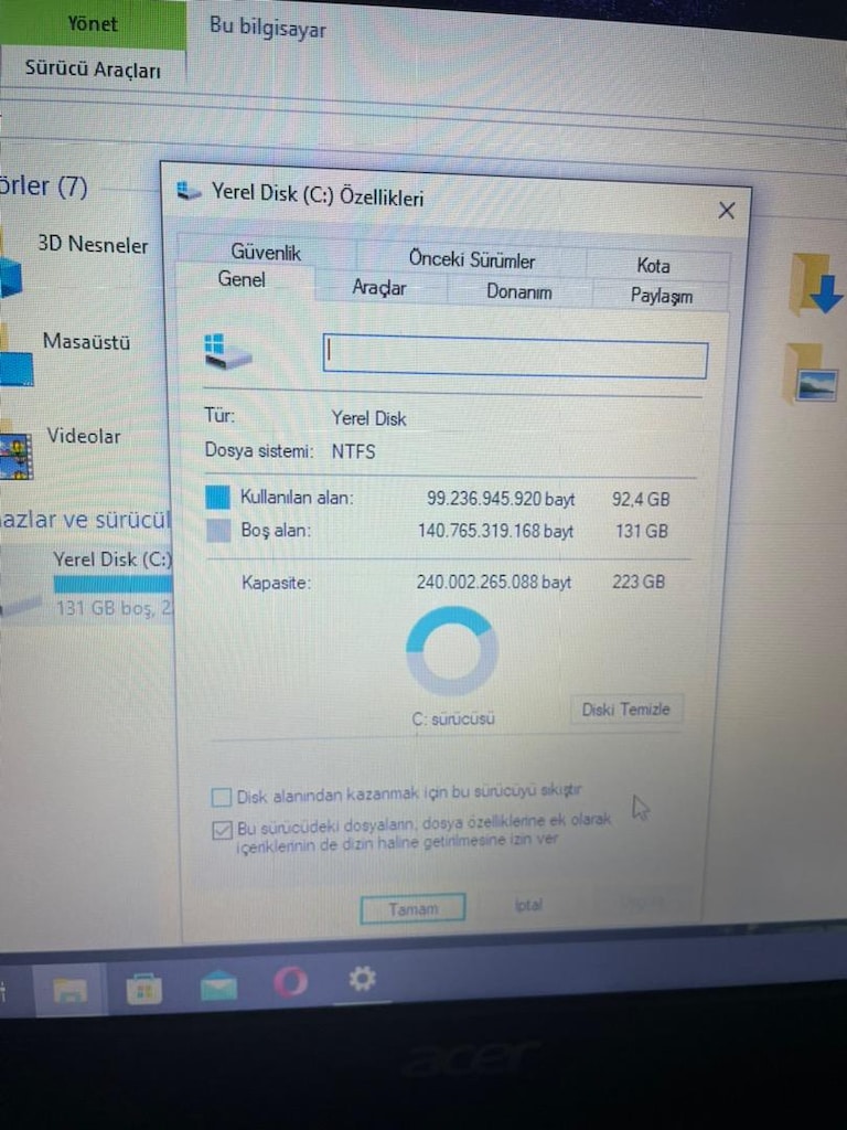 Satılık acer marka laptop - 7
