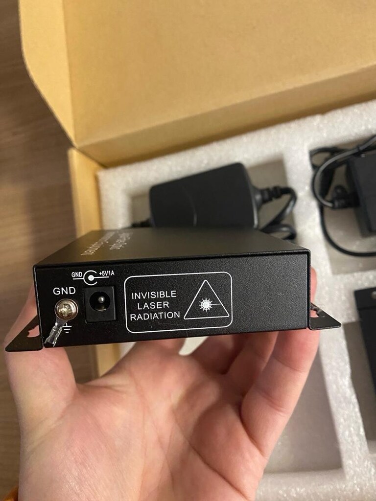 Dijital Fiber Optik Transceiver Bnc 0-20 km Aktarıcı - 5