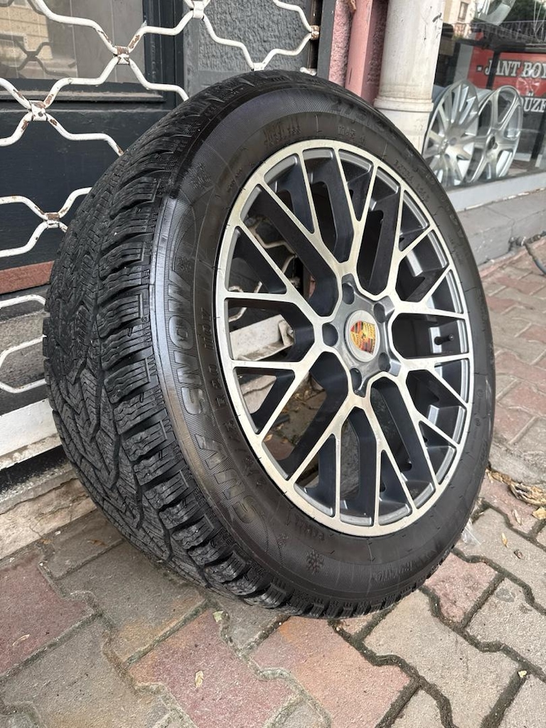Porsche cayenne jant kışlık lastik.275/45/20 sıfır ayarında - 4