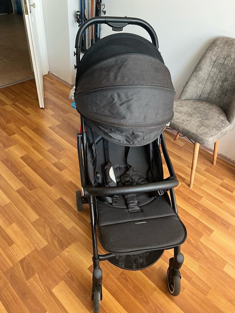 Siyah Hamilton V2 Bebek Arabası - 4
