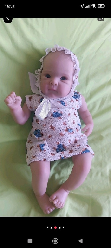 YENİ REBORN GERÇEKÇİ OYUNCAK BEBEK SİLİKON BEBEK REBORN BEBEK - 6