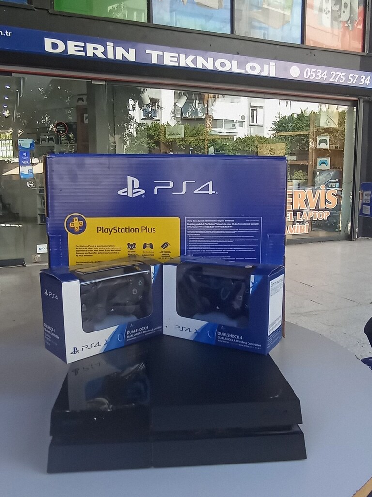 PS4 1TB 2 KOL 50 OYUNLU FC27,GTA5,PES,21 GİBİ 6 AY GARANTİLİ FULL SET - 2