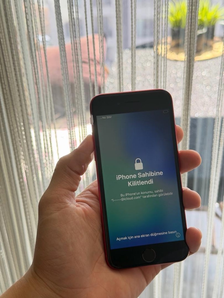 < ICLOUD KİLİTLİ > IPhone SE 2. Nesil, Full Orjinal, Kırmızı Renk - 2