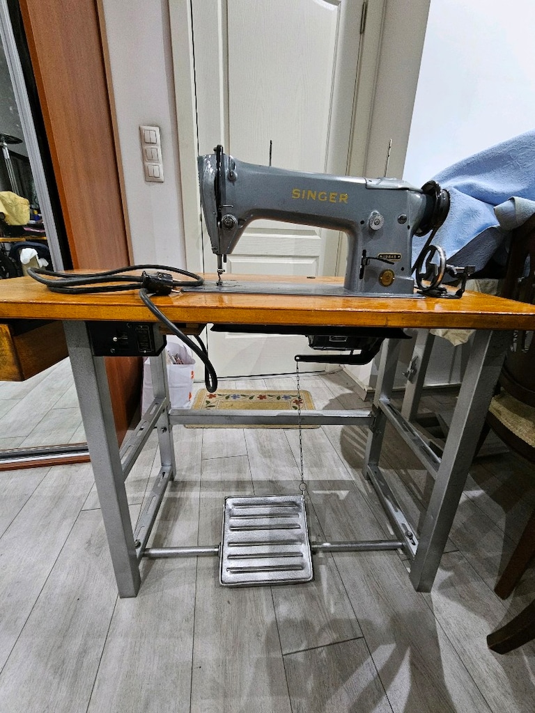 Singer 196k5 Antika sanayi dikis makinesi - 2