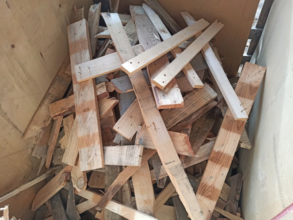 odun ve palet kırıntısı kışlık yakmalık 1 ton - 3