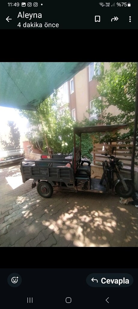 3 tekerli elektrik li motor saglam sorunsuz çalişyor aküler çok iyi du - 2