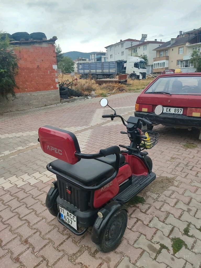 üç tekerlekli elektrikli motor bisiklet - 3