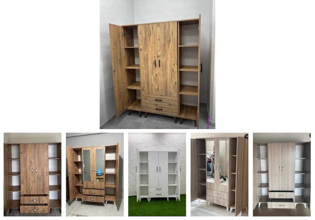 4 kapaklı elbise dolabı imvduyyjch - 6