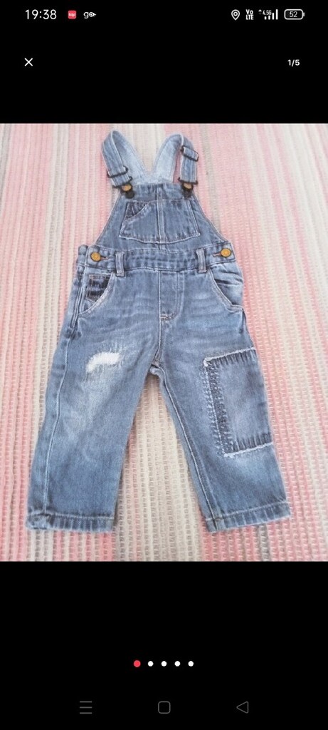 unisex ZARA 6/9 aylık bahçıvan yaz kış kullanabilirsiniz - 5